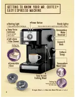 Preview for 6 page of Mr. Coffee ECMPT1000 User Manual