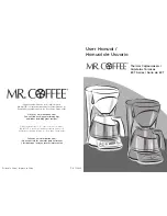 Preview for 1 page of Mr. Coffee ECT Series User Manual