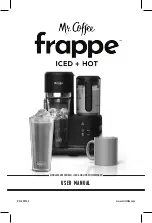 Mr. Coffee frappe User Manual preview