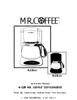 Mr. Coffee NL4 Instruction Manual preview