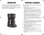 Preview for 2 page of Mr. Coffee PC05 Series User Manual