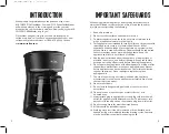 Preview for 2 page of Mr. Coffee PC12 Series User Manual