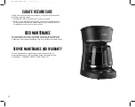 Preview for 8 page of Mr. Coffee PC12 Series User Manual