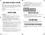 Preview for 6 page of Mr. Coffee SC05 Series User Manual