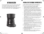 Preview for 8 page of Mr. Coffee SC05 Series User Manual