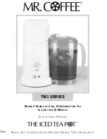 Mr. Coffee TM3 series Instruction Manual preview