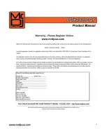 Preview for 8 page of MR DJ USA INC PBX4000BAT Product Manual