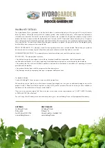 Preview for 4 page of Mr Fothergill's HydroGarden Elite User Manual