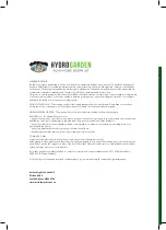 Mr Fothergill's HYDROGARDEN User Manual preview