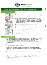 Предварительный просмотр 3 страницы Mr Fothergill's HYDROGARDEN User Manual