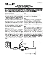 Preview for 1 page of Mr. Gasket 12S Installation Instructions