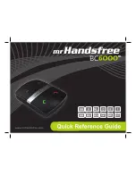 Mr Handsfree BC6000 Quick Reference Manual preview