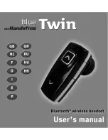 Preview for 1 page of Mr Handsfree Blue Twin none User Manual