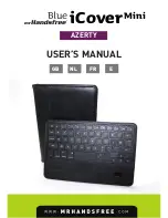 Preview for 1 page of Mr Handsfree ICOVER MINI AZERTY User Manual