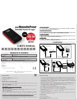 Mr Handsfree Portable Power Charger 15600 mAh User Manual preview