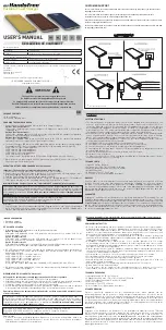 Preview for 1 page of Mr Handsfree Portable Power Charger 4400 mAh User Manual