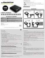 Предварительный просмотр 1 страницы Mr Handsfree Portable Power Charger Pure Edition User Manual