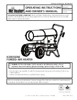 Preview for 1 page of Mr. Heater 125KTR Operating Instructions And Owner'S Manual