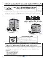 Mr. Heater BOSS-XB13 Basecamp Operating Instructions And Owner'S Manual preview