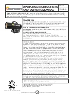 Preview for 7 page of Mr. Heater F271350 Operating Instructions And Owner'S Manual