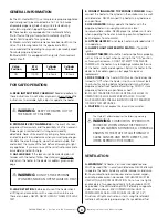 Preview for 4 page of Mr. Heater MH11Q Operating Instructions And Owner'S Manual