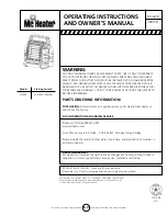 Preview for 9 page of Mr. Heater MH12B Operating Instructions And Owner'S Manual