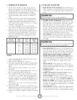 Preview for 3 page of Mr. Heater MH26TC Operating Instructions And Owner'S Manual