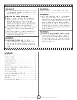 Preview for 2 page of Mr. Heater MH30T Operating Instructions And Owner'S Manual