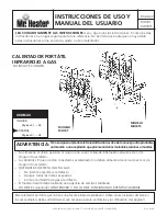 Preview for 9 page of Mr. Heater MH30T Operating Instructions And Owner'S Manual