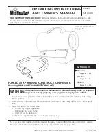 Mr. Heater MH35FA Operating Instructions And Owner'S Manual preview