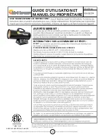 Preview for 16 page of Mr. Heater MH38QFA Operating Instructions And Owner'S Manual