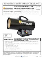 Preview for 17 page of Mr. Heater MH38QFA Operating Instructions And Owner'S Manual