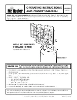 Preview for 1 page of Mr. Heater MH42T Operating Instructions And Owner'S Manual