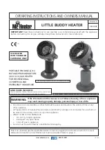Mr. Heater MH4BDF Operating Instructions And Owner'S Manual preview