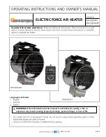 Preview for 1 page of Mr. Heater MH530FAERT Operating Instructions And Owner'S Manual