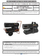 Preview for 25 page of Mr. Heater MHC140KT Operating Instructions And Owner'S Manual