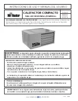 Предварительный просмотр 23 страницы Mr. Heater MHU 125 Operating Instructions And Owner'S Manual