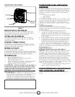 Предварительный просмотр 19 страницы Mr. Heater MHVFBI10LPT Operating Instructions And Owner'S Manual