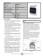 Предварительный просмотр 3 страницы Mr. Heater MHVFIH10LPT Operating Instructions And Owner'S Manual