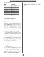 Preview for 3 page of Mr. Heater MR. HEATER MH125FAV Operating Instructions And Owner'S Manual