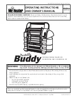 Preview for 1 page of Mr. Heater Portable Buddy MH9B GR Operating Instructions And Owner'S Manual