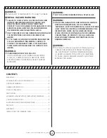 Preview for 2 page of Mr. Heater SUNRITE SRC15T Operating Instructions Manual