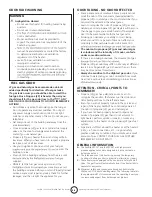 Preview for 4 page of Mr. Heater SUNRITE SRC15T Operating Instructions Manual