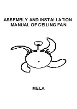 Preview for 1 page of Mr.Ken MELA Assembly And Installation Manual