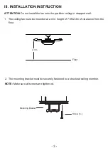 Preview for 4 page of Mr.Ken MELA Assembly And Installation Manual