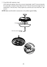 Предварительный просмотр 7 страницы Mr.Ken MELA Assembly And Installation Manual