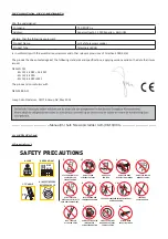 Preview for 2 page of Mr Safe Telescopic Ladder User Manual