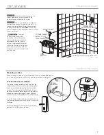 Preview for 5 page of mr. steam 104480 Installation, Operation & Maintenance Manual