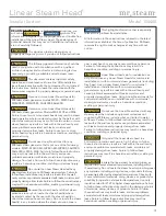 Preview for 16 page of mr. steam 104480 Installation, Operation & Maintenance Manual