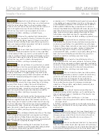 Preview for 17 page of mr. steam 104480 Installation, Operation & Maintenance Manual